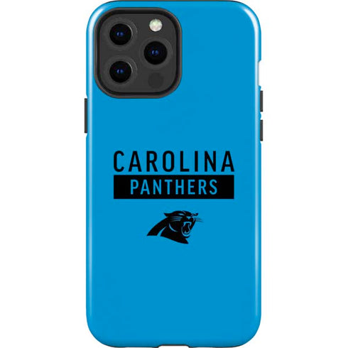 NFL Carolina Panthers Blue Performance Series iPhone 15 Pro Max Impact Case