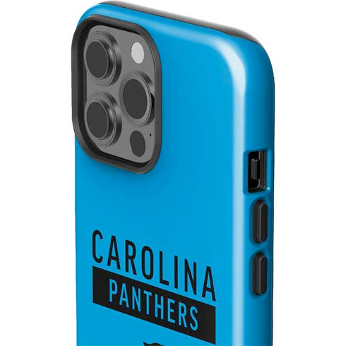 NFL Carolina Panthers Blue Performance Series iPhone 15 Pro Max Impact Case