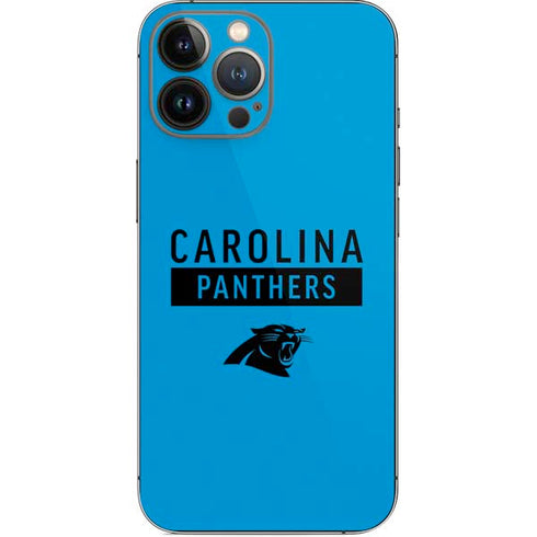 NFL Carolina Panthers Blue Performance Series iPhone 14 Pro Max Skin