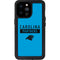 NFL Carolina Panthers Blue Performance Series iPhone 14 Pro Max Waterproof Case