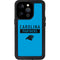 NFL Carolina Panthers Blue Performance Series iPhone 14 Pro Waterproof Case
