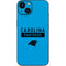 NFL Carolina Panthers Blue Performance Series iPhone 14 Skin