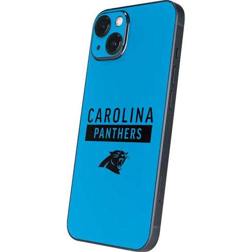 NFL Carolina Panthers Blue Performance Series iPhone 15 Skin