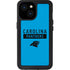 NFL Carolina Panthers Blue Performance Series iPhone 15 Waterproof Case