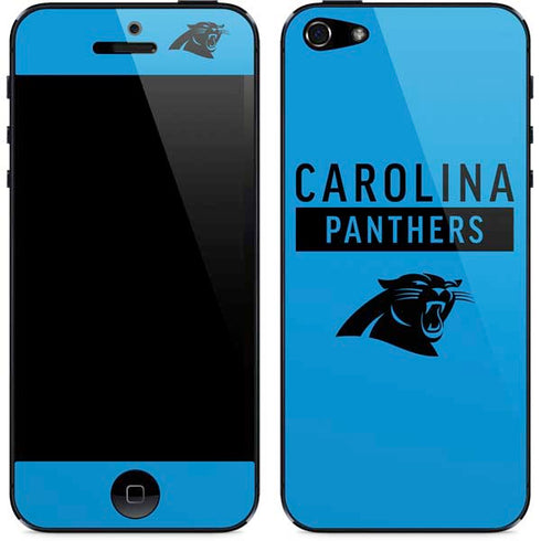 NFL Carolina Panthers Blue Performance Series iPhone 5/5s/5SE Skin