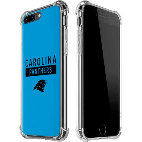 NFL Carolina Panthers Blue Performance Series iPhone 7/8 Plus Clear Case