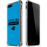 NFL Carolina Panthers Blue Performance Series iPhone 7/8 Plus Clear Case