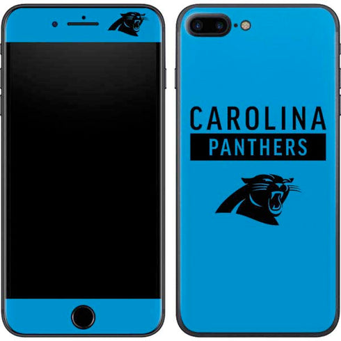 NFL Carolina Panthers Blue Performance Series iPhone 8 Plus Skin
