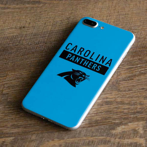 NFL Carolina Panthers Blue Performance Series iPhone 8 Plus Skin