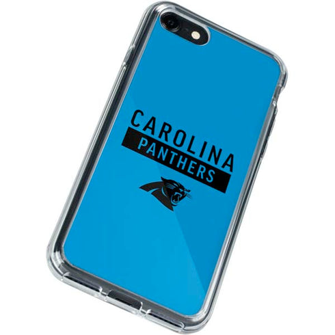 NFL Carolina Panthers Blue Performance Series iPhone SE (2nd & 3rd Gen) Clear Case