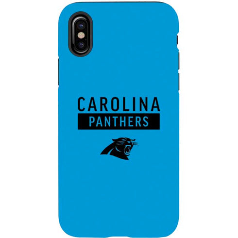 NFL Carolina Panthers Blue Performance Series iPhone X Pro Case