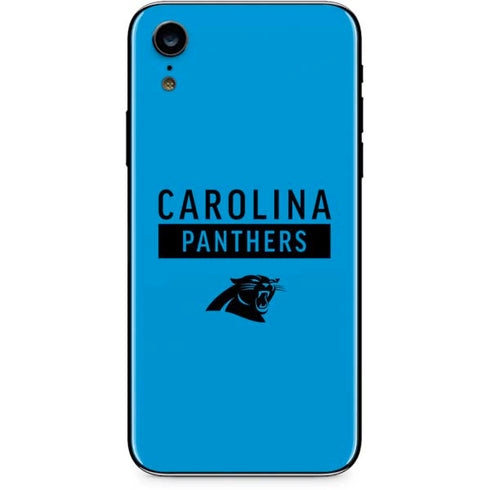 NFL Carolina Panthers Blue Performance Series iPhone XR Skin