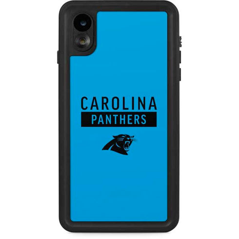 NFL Carolina Panthers Blue Performance Series iPhone XR Waterproof Case