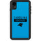 NFL Carolina Panthers Blue Performance Series iPhone XR Waterproof Case