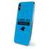 NFL Carolina Panthers Blue Performance Series iPhone XS Max Skin