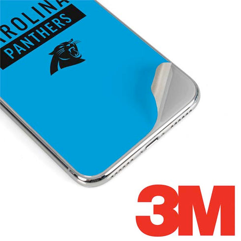 NFL Carolina Panthers Blue Performance Series iPhone XS Max Skin