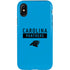 NFL Carolina Panthers Blue Performance Series iPhone XS Pro Case