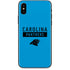 NFL Carolina Panthers Blue Performance Series iPhone XS Skin