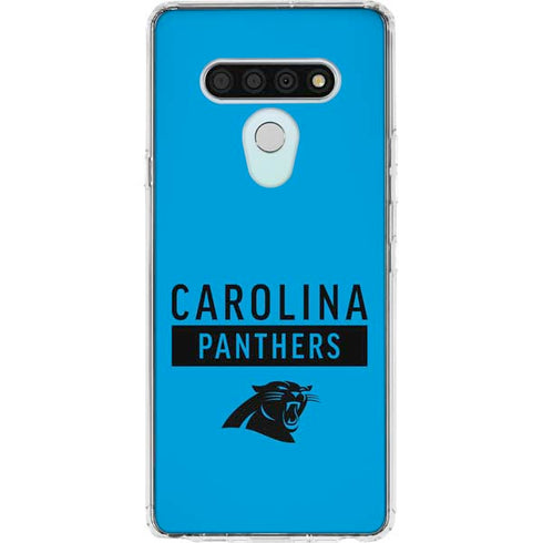 NFL Carolina Panthers Blue Performance Series LG Stylo 6 Clear Case