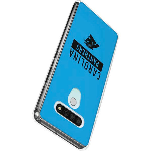 NFL Carolina Panthers Blue Performance Series LG Stylo 6 Clear Case