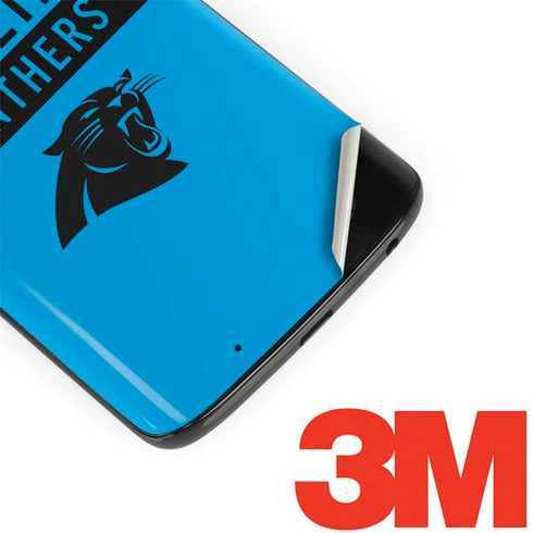 NFL Carolina Panthers Blue Performance Series Moto G6 Skin