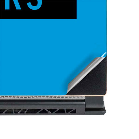 NFL Carolina Panthers Blue Performance Series MSI GS65 Stealth Laptop Skin