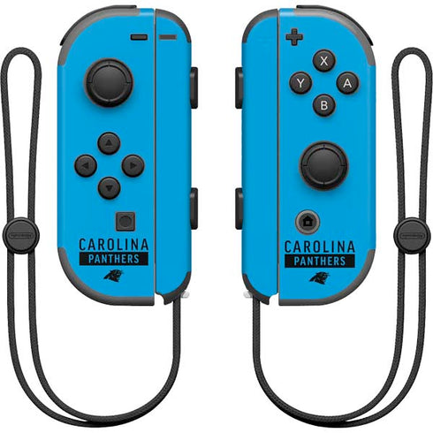 NFL Carolina Panthers Blue Performance Series Nintendo Joy-Con (L/R) Controller Skin