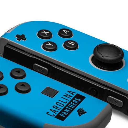 NFL Carolina Panthers Blue Performance Series Nintendo Joy-Con (L/R) Controller Skin