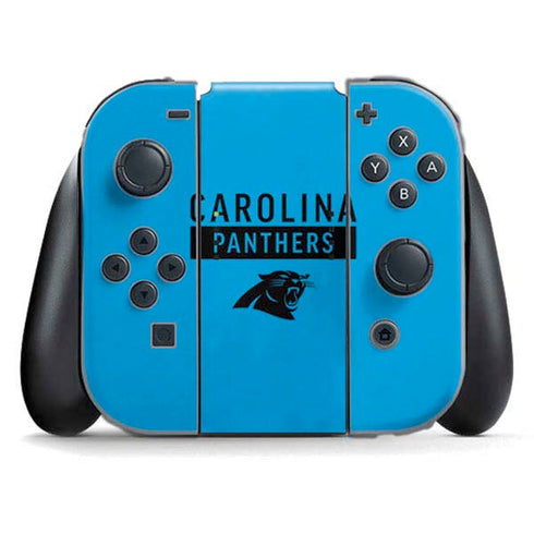 NFL Carolina Panthers Blue Performance Series Nintendo Switch (2017-2021) Joy-Con Controller Skin