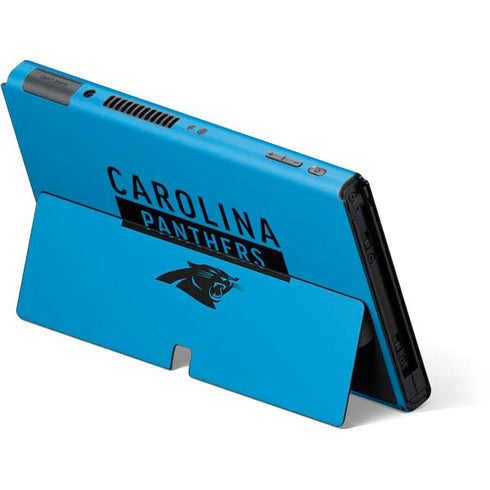 NFL Carolina Panthers Blue Performance Series Nintendo Switch OLED (2021) Skin