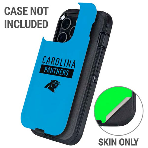 NFL Carolina Panthers Blue Performance Series Otterbox Defender iPhone Skin