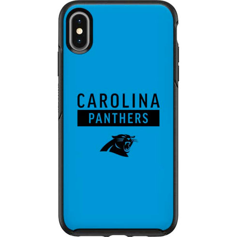 NFL Carolina Panthers Blue Performance Series Otterbox Symmetry iPhone Skin