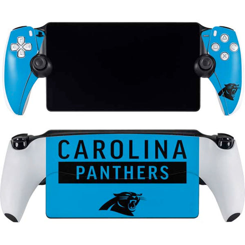 NFL Carolina Panthers Blue Performance Series PlayStation Portal Remote Player Skin