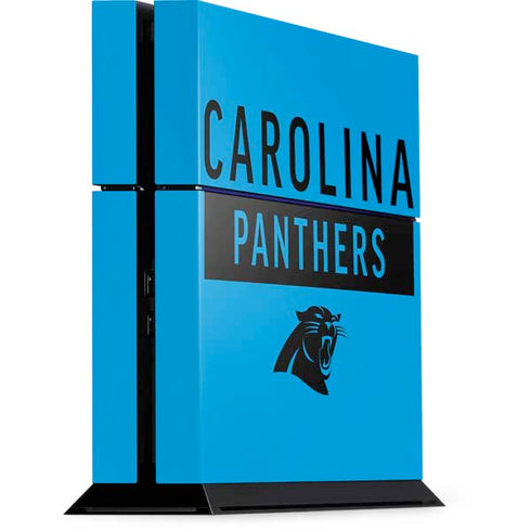 NFL Carolina Panthers Blue Performance Series PS4 Console Skin