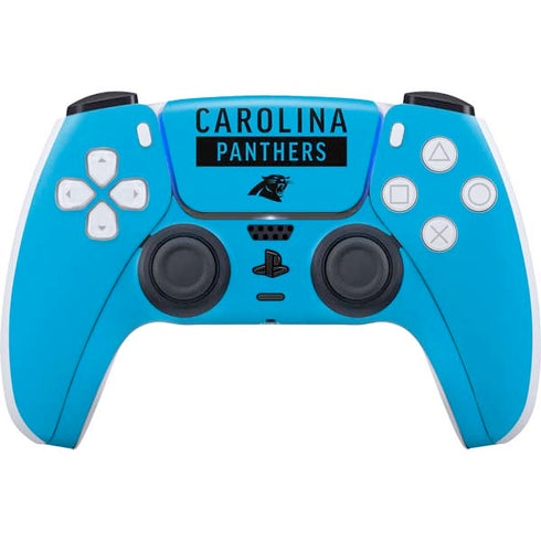 NFL Carolina Panthers Blue Performance Series PS5 Controller Skin