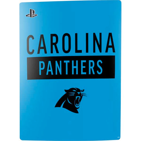 NFL Carolina Panthers Blue Performance Series PS5 Digital Edition Console Skin