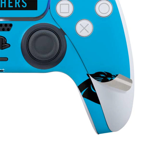 NFL Carolina Panthers Blue Performance Series PS5 Controller Skin