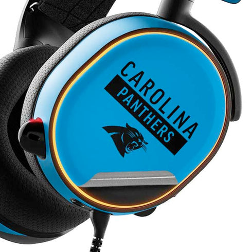 NFL Carolina Panthers Blue Performance Series SteelSeries Arctis 5 Skin