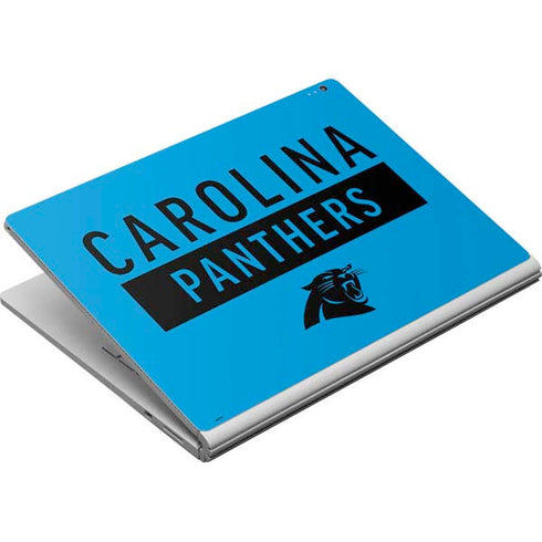 NFL Carolina Panthers Blue Performance Series Surface Book Skin