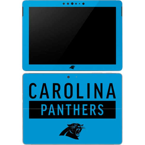 NFL Carolina Panthers Blue Performance Series Surface Go Skin