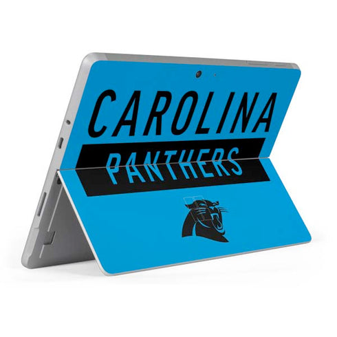 NFL Carolina Panthers Blue Performance Series Surface Go Skin