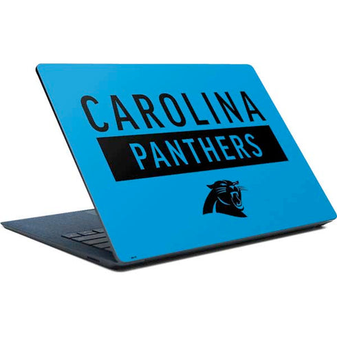 NFL Carolina Panthers Blue Performance Series Surface Laptop Skin