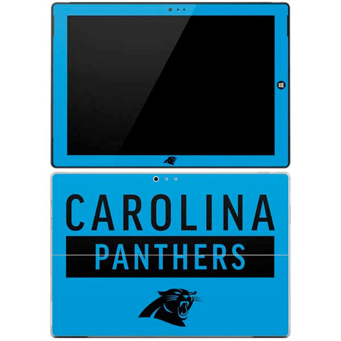NFL Carolina Panthers Blue Performance Series Surface Pro 3 Skin