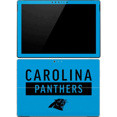 NFL Carolina Panthers Blue Performance Series Surface Pro 4 Skin