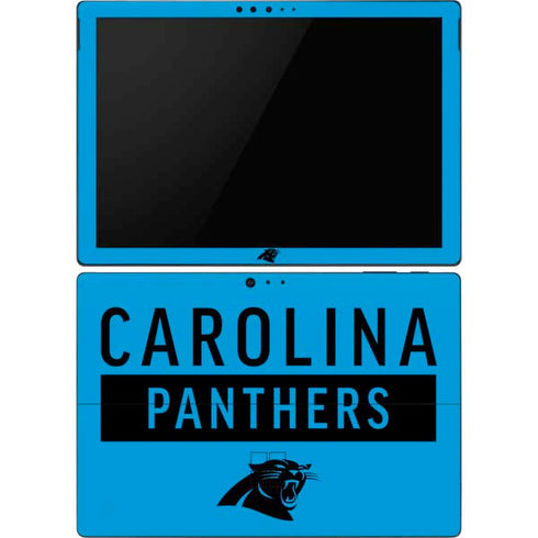 NFL Carolina Panthers Blue Performance Series Surface Pro 6 Skin