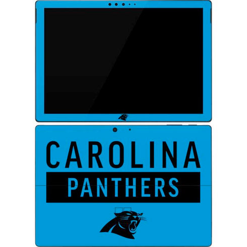 NFL Carolina Panthers Blue Performance Series Surface Pro 7 Skin
