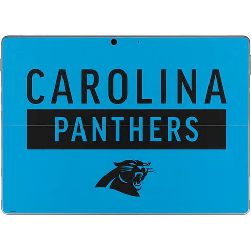 NFL Carolina Panthers Blue Performance Series Surface Pro 8 Skin