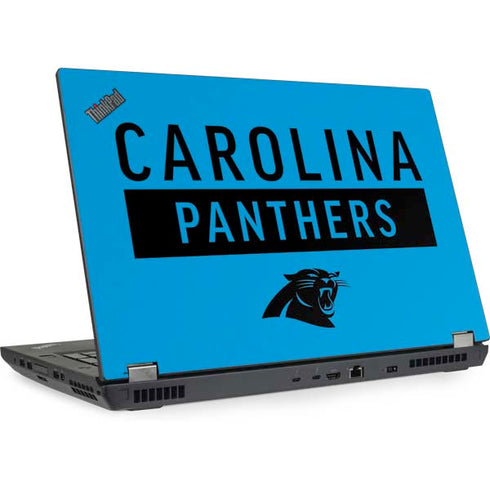 NFL Carolina Panthers Blue Performance Series Lenovo ThinkPad Skin