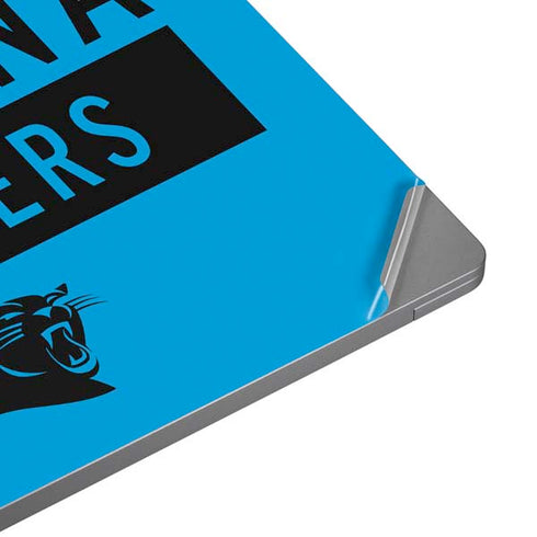 NFL Carolina Panthers Blue Performance Series Universal Laptop 12in (9.8 x 6.8in) Skin