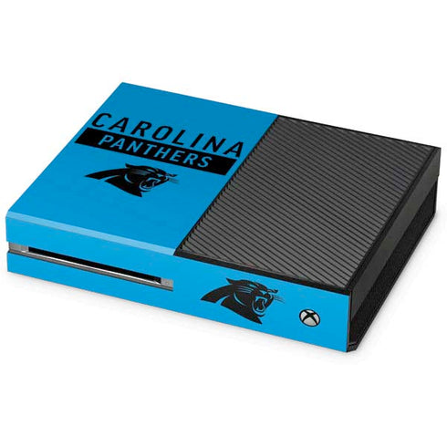NFL Carolina Panthers Blue Performance Series Xbox One Console Skin